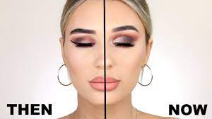 how i used to do my makeup vs now
