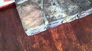 how to cut laminate flooring next to a