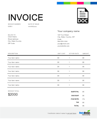 11+ Invoice Receipt Template Word Gif