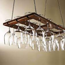 hanging wine glass rack