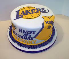 Lakers Cake Design gambar png