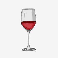 Red Wine Glass White Transpa Red