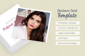 makeup artist business card template exle image 1