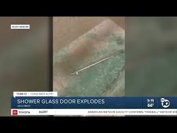 Shower Glass Door Randomly Exploded