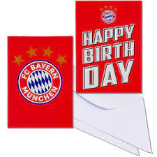 Fc bayern münchen glückwunschkarte geburtstagskarte. Happy Birthday 2er Fc Bayern Munchen Karten Set Geburtstagskarte Geburtstag Logo Ebay