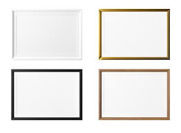 Set Of Horizontal Picture Frames