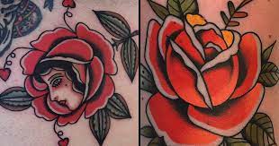 A traditional rose tattoo presents the universal meaning of appreciation of beauty. Big Bold And Beautiful Traditional Rose Tattoos Tattoodo