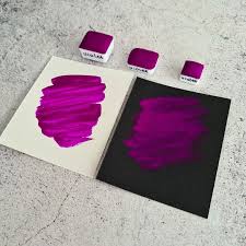 Neon Violet Watercolor To Fan Art