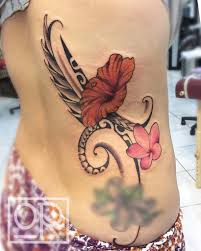 One more variant of the tribal turtle tattoo with the floral pattern inscribed on the back. Top 61 Best Hawaiian Flower Tattoo Ideas 2021 Inspiration Guide