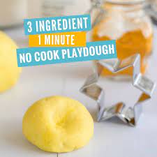 no cook one minute playdough 3