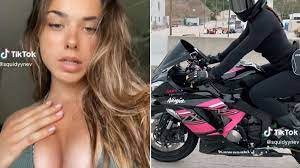 Gorgeous' biker girl breaks internet as blokes 'stop and stare' and beg for  a 'ride' - Daily Star