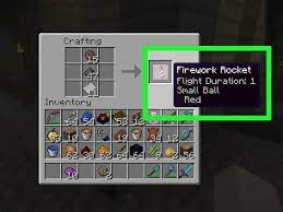 Place the gunpowder and firework star beside each other in the first two boxes of the second row, and paper beneath the firework star. How To Make A Firework Rocket In Minecraft With Pictures