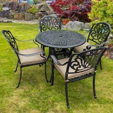 Piece Aluminum Outdoor Patio Dining Set