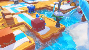 Near the end of the level, there is one last spin jump platform to reach the last star coin in that level. World 2 1 Cold Hands Warm Hearts Mario Rabbids Kingdom Battle Walkthrough Neoseeker