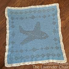 Filet Airplane Blanket Crochet Pattern The Lavender Chair