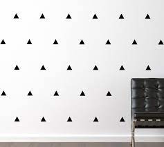 Triangle Wall Decals Rustic Chalk Decor