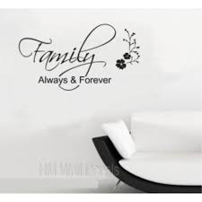 Hm Wall Decal Family Always And Forever