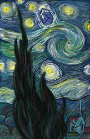 doctor who starry night wallpaper
