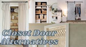 closet door alternatives and ideas