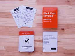 Plays up to 6 people includes 81 question cards 24 response cards. Black Card Revoked Old School 2 Expansion Pack Card Games Contemporary Toys Hobbies