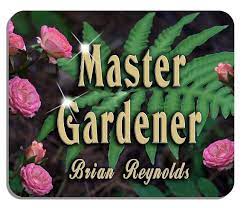 Personalize Mouse Pad Master Gardener