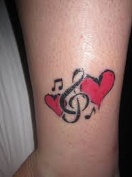 Want to see the world's best music note tattoo designs? Heart Tattoo Love Music Novocom Top