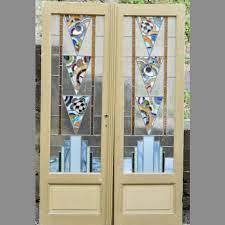 Antique Stained Glass Doors French