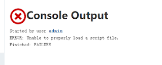 ERROR: Unable to properly load a script file - Ask a question ...