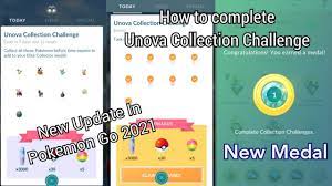How To Complete 'Unova Collection Challenge' - New Update In Pokemon GO |  New Medal New Challenge - YouTube