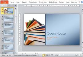 Classroom Open House Presentation Template For Powerpoint