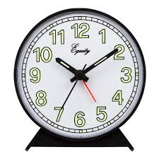 Black Alarm Clock 14077