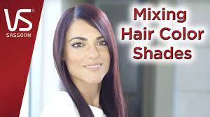 mixing hair color shades