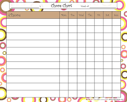 Chore Chart Circles For Children Toddlers Teens Kids Boys Girls 50 Pages Notepad Tear Off Sheets