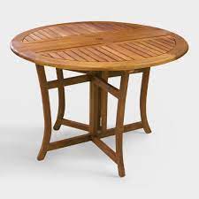 patio dining table round folding table