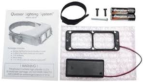Led Lighting System For Optivisor Headband Magnifier Light Attachment Quasar Ls Model 6010