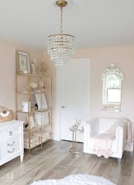 The collective idea for the new space was to provide a place for sophie to relax….and to read! Updated Glam Office Reveal With Blush Pink Walls Summer Adams