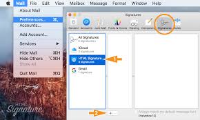 How To Create And Install A Html Email Signature In Apple Mail On