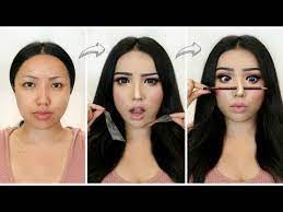 viral asian makeup transformations