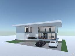 Modern Minimalist House - Free Online Design | 3D Floor Plans by Planner 5D gambar png