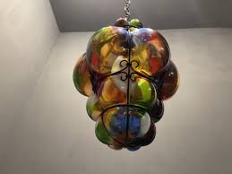 Murano Glass Multicolored Wrought Iron