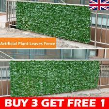 artificial faux ivy leaf hedge panels