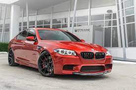 proper exterior additions for red bmw 5
