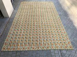 large vine aubusson needlepoint rug