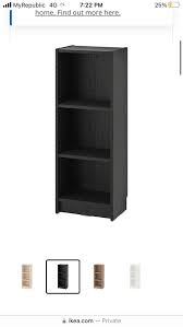 Ikea Billy Bookcase Shelf Black Oak