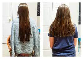 how to cut s long hair at home
