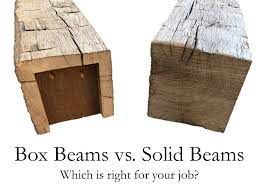 reclaimed box beams vs solid beams