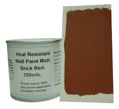 1 X 250ml Matt Brick Red Heat Resistant