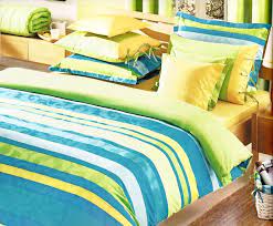 Green Comforter Yellow Bedding Dorm