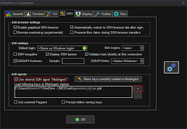 ssh agent forwarding with mobaxterm on