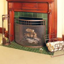 Minuteman Arts And Crafts Curved Fireplace Screen